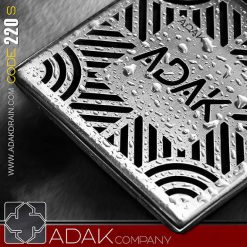 کفشور استیل مربع 10cm کد 220s