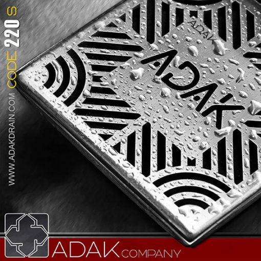 کفشور استیل مربع 10cm کد 220s