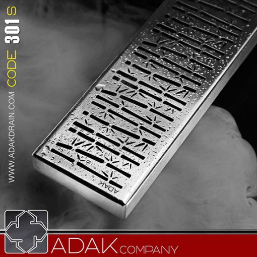 کفشور استیل طولی شبکه ای 30cm کد 301s